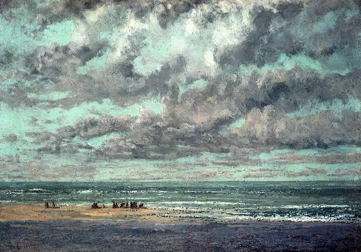 Gustave Courbet Marine Les Equilleurs